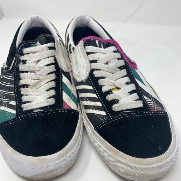 Vans Old Skool Low Disarray Slip On Multi-Color Suede Mens 10 main image 7